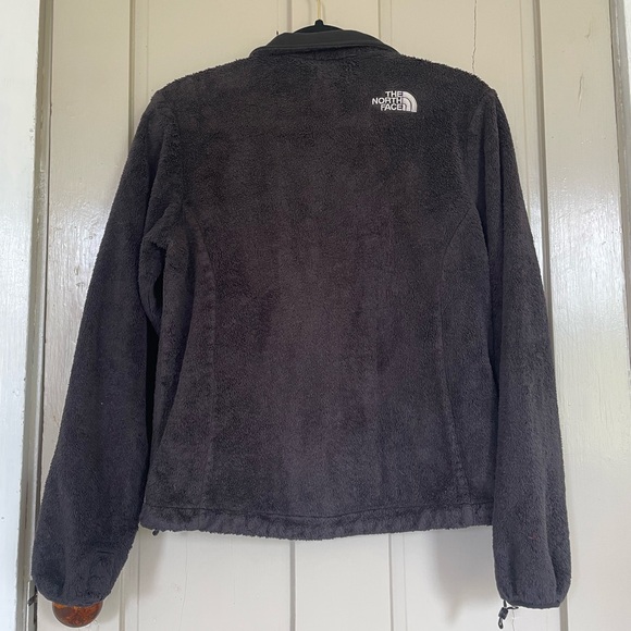 The North Face Black Teddy Jacket Cozy Fleece Stand-Up Collar Zip Up NWOT Active - Picture 14 of 14